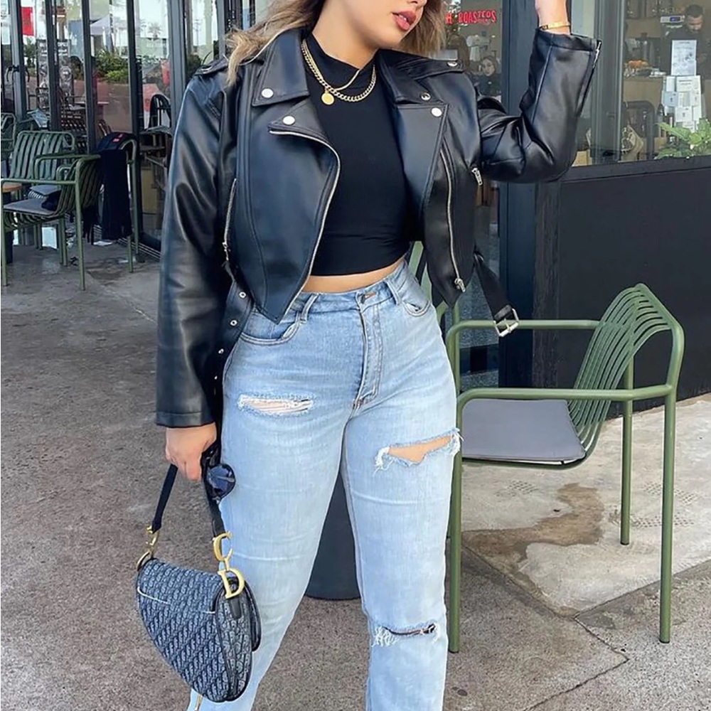 PU Moto Jacket